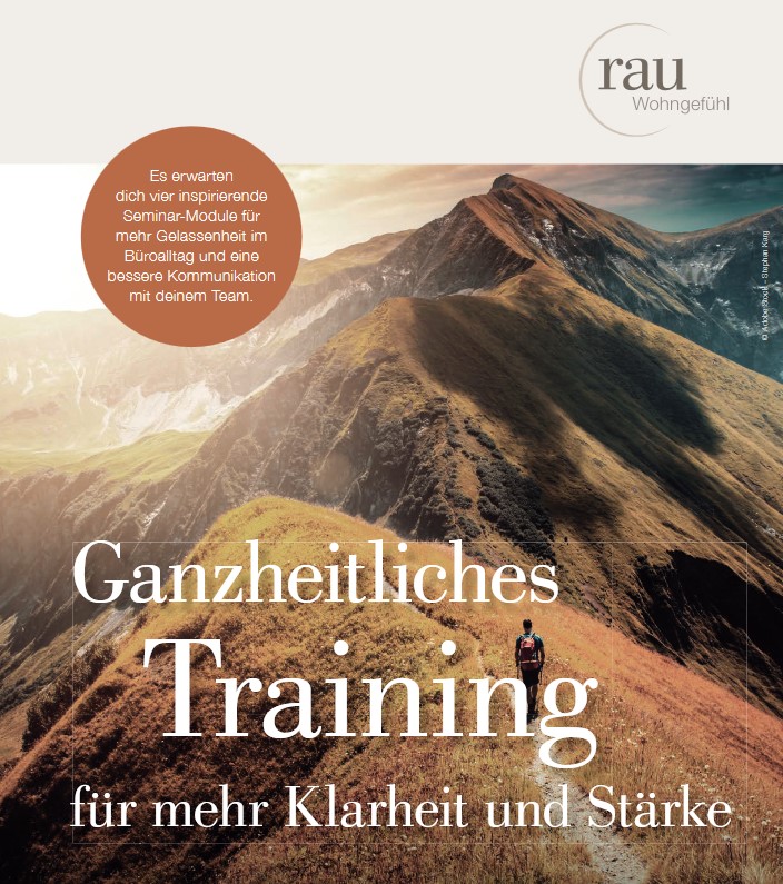Seminar Ganzheitliches Training für mehr Klarheit und Stärke RAU Wohngefühl